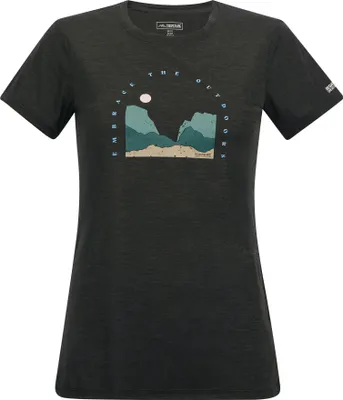 Produktbild von Regatta - "Fingal" T-Shirt für Damen RG12535 (40 DE) (Schwarz Mergel)