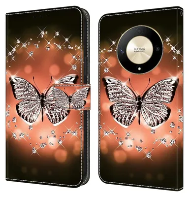 Image de Étui de protection en simili cuir pour Honor Magic 6 Lite, motif 3, coque