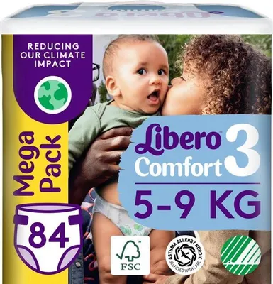 Immagine prodotto di Libero Comfort 3 Mega Pack (84 pezzi) 5 - 9 kg