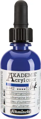 Produktbild von Schmincke Akademie Acryl color Ink 50ml Ultramarinblau 23442024