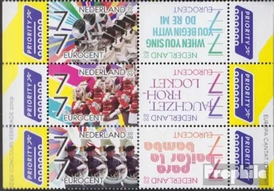 Produktbild von Briefmarken Niederlande 2009 Mi 2668-2673 Sechserblock (kompl.Ausg.) postfrisch Musik