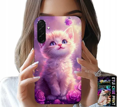 Immagine prodotto di Custodia Per Samsung Galaxy A26 5G - Simpatico Gattino, Gatto, Disegni Con Animali