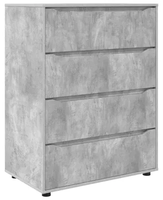 Immagine prodotto di vidaXL Armadi contenitori, 80 x 48 x 105 cm, materiale composito in legno, colore grigio cemento