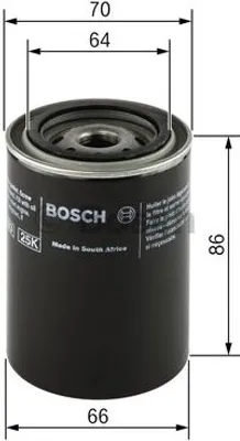 Produktbild von Bosch Ölfilter F 026 407 025