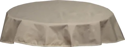 Produktbild von Tischdecke rund 120 cm wasserabweisend mit Windport ivory