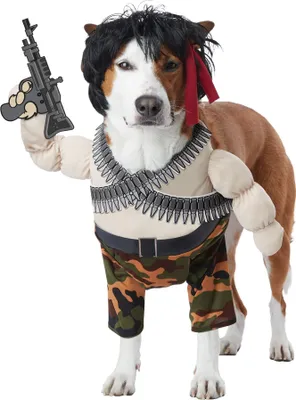 Produktbild von Rambo Kostüm für Hunde Hundegröße: XS