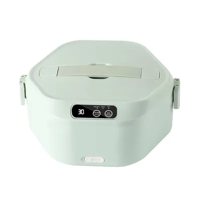 Produktbild von Elektrische Lunchbox, kabelloses Laden, Porzellan-Innenbehälter, 1 Liter Fassungsvermögen, ein guter Helfer zum Erwärmen von Mahlzeiten bei der Arbeit