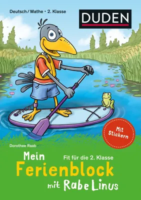 Produktbild von Mein Ferienblock mit Rabe Linus - Fit für die 2. Klasse