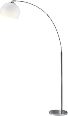 Produktbild von Bogenstehlampe, Metall, Acryl, weiß, E27, H 180 cm