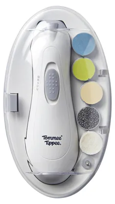 Produktbild von Tommee Tippee Elektrischer Baby-Nageltrimmer mit LED & 6 Feilenköpfen