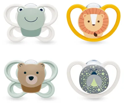 Produktbild von Schnuller NUK Perfect Match Air 0-6M leuchtend 4, Silikon, Babyartikel