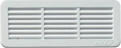 Obrázok produktu pre Mriežka vetracia krytka VMD, 150 x 60 mm, 2 ks, biela 0235