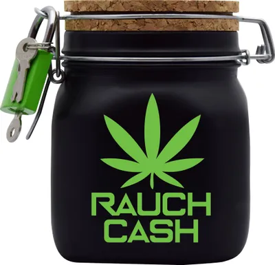 Produktbild von Spardose Geld Geschenk Ideen Rauch Cash Schwarz Größe M 0.75 Liter