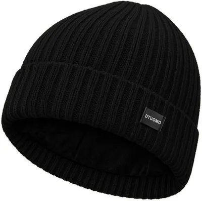 Productafbeelding van Merinomuts heren en dames - Warme gebreide wintermuts - Thermische beanie - Zacht en rekbaar