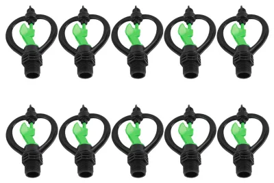 Produktbild von 10 Stück Kunststoff G1/2 Zoll Sprühsprinkler Schmetterlinge Regenförmige Düse Landwirtschaftliche Bewässerung