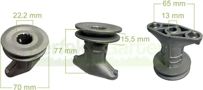 Obrázok produktu pre Držiak čepele Ø22,2 mm pre Viking MB 443 443,1 448,0 448,1 PC PT TC TX 63507025000