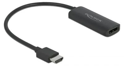 Immagine prodotto di Adattatore Delock HDMI maschio a DisplayPort femmina 4K a 60 Hz