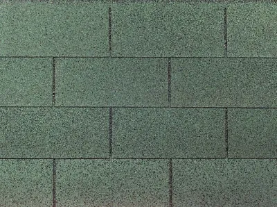 Produktbild von 3 m² Rechteckschindeln grün,Schindeln Dachschindeln Dachpappe