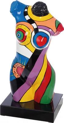 Produktbild von Gilde Skulptur, "Torso", Fraumotiv, Kunstharz, Marmor, mehrfarbig, VE 1, L. 17 cm, B. 26 cm, H. 53 cm 52481 4063387524817