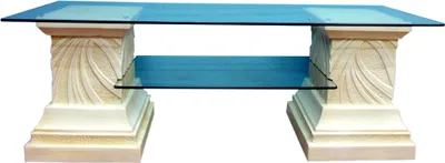 Produktbild von ANTIKES WOHNDESIGN Couchtisch AWD-CT-056 B:125cm H:44cm