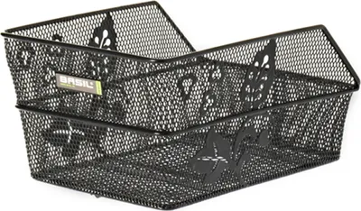 Zdjęcie produktu dla Basil Cento Flower S Bicycle Basket Rear Kosz rowerowy Black S