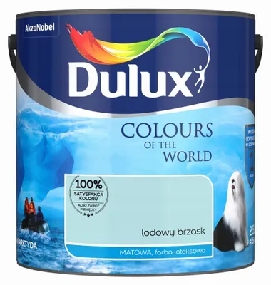 Produktbild von Latex Wandfarbe Innen matt Lodowy Brzask 2,5 L – hohe Deckkraft, waschfest