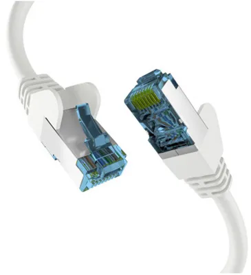Image de EFB RJ45 PATCHKABEL mit CAT7 ROHKABEL WEISS 1m