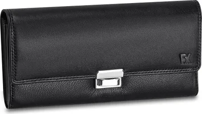 Produktbild von FOMAX Kellner Geldbörse aus hochwertigem Nappa Leder - großes Kellnerportemonnaie, RFID-Schutz, Profi Gastro Taxi Geldbörse, Schwarz