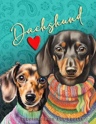 Produktbild von Dachshund Coloring Book for Adults
