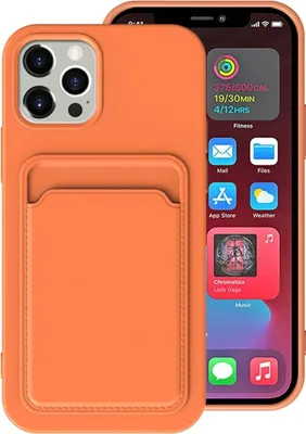 Produktbild von König Design Hülle kompatibel mit Apple iPhone 13 Pro Kunststoff Soft Handyhülle - Handy Case Orange
