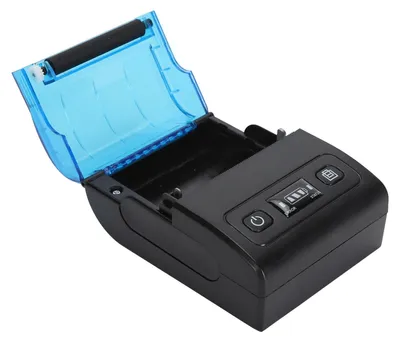 Obrázok produktu pre Prenosná tlačiareň účteniek, 58 mm, mini, Bluetooth, termálna, s batériou 1500 mAh
