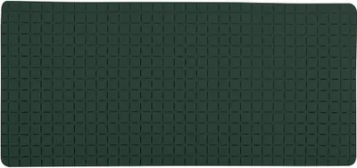 Image de Tapis de douche MSV Premium Tapis de bain antibactérien antidérapant avec ventouses – Vert foncé - env. 36 x 76 cm - parfumé à la rose - lavable à 60 °C