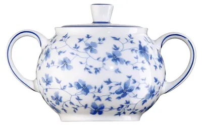 Zdjęcie produktu dla Rosenthal Zuckerdose 6 Pers. Form 1382 Blaublüten 41382-607671-14330