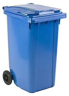 Produktbild von Kliko-Abfallbehälter, Mini-Ausführung - 120 Liter - Blau