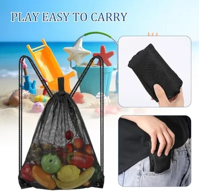 Große Mesh Strandtasche, Hauptbild