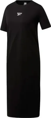Produktbild von Reebok Damen T-Shirt Kleid Shirtkleid knielang schwarz Gr.M