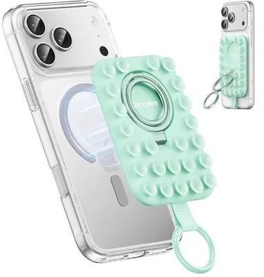 Productafbeelding van Silicone Magnetische Telefoonhouder met Sterke Zuignap
