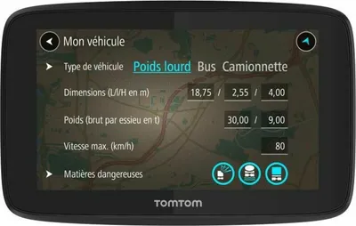 Produktbild von TomTom GO PROFESSIONAL 520, Multi, Intern, Ganz Europa, 12,7 cm (5"), 480 x 272 Pixel, Flash