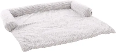 Bankbeschermer Jacquard Grau 90x90x10 cm