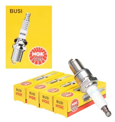 Image de 4 bougies d'allumage BPR5ES-11 NGK, qualité SAE, référence 4424
