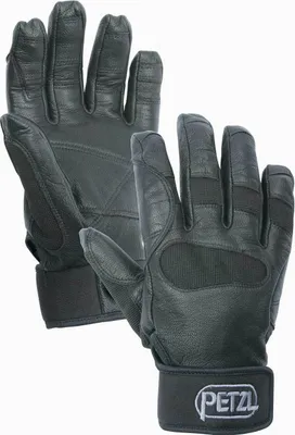 Produktbild von Petzl Cordex Plus Kletterhandschuhe Damen und Herren, Farbe:schwarz, Größe:Gr. S