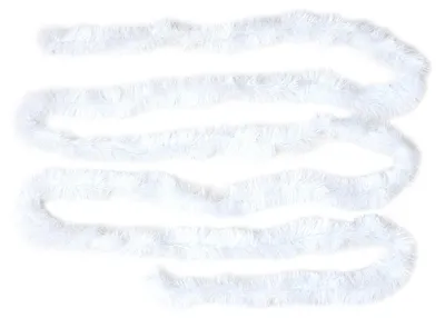 Produktbild von Girlande Lametta Doxa Weiß Ø 70 mm x 6 m