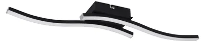 Obrázek produktu pro Stropní svítidlo LED - černé - kov - 9 x 56 cm