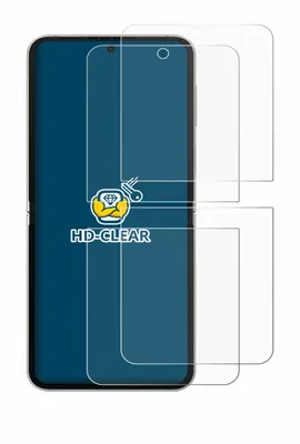 Produktbild von 2x Für Samsung Galaxy Z Flip 6 Schutzfolie BROTECT Displayschutz Display Schutz Folie Klar Transparent