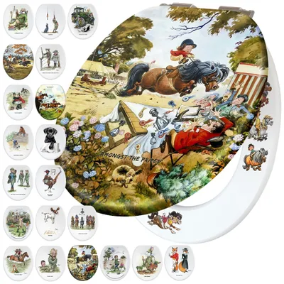 Obrázek produktu pro Toaletní sedátko s funkcí pomalého zavírání a originálními ilustracemi