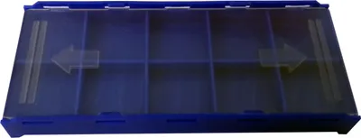 Produktbild von PAULIMOT Kunststoffbox leer für 10 Stück Schneidplatten, blau