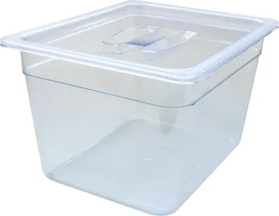 Produktbild von Kunststoff GN 1/2 Gastronormbehälter GN-Behälter + Deckel 12,5 Liter tief 200mm