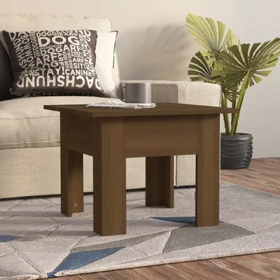 Produktbild von Couchtisch Braun Eichen-Optik 55x55x42 cm Holzwerkstoff , Couchtische Design 2024