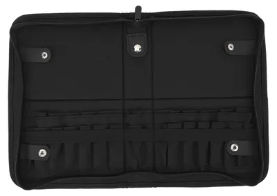 Produktbild von 29 Löcher, faltbar, für Make-up-Pinsel, zum Aufstellen, professioneller, wasserdichter Kosmetik-Organizer aus Kunstleder