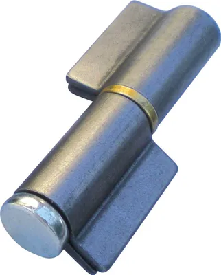 Image de Bande à souder en 2 parties, lobes en I ; acier nu ; tige 16 mm avec anneau en laiton